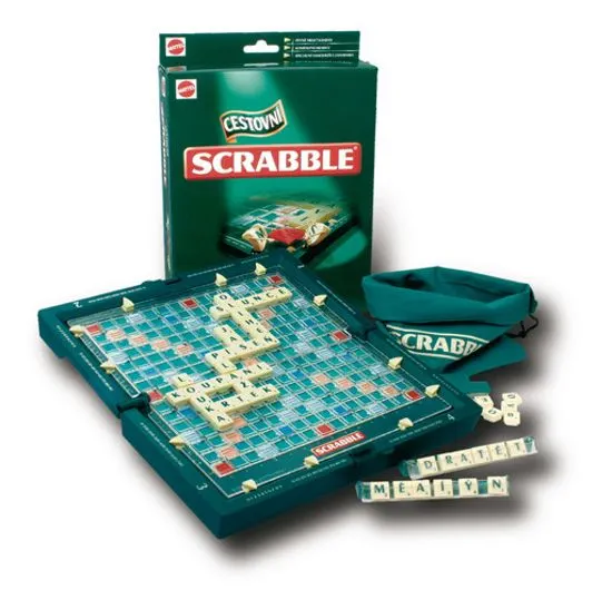 Mattel Cestovní Scrabble