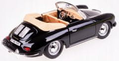 BBurago 1:24 Porsche 356B 1961 Cabriolet černá