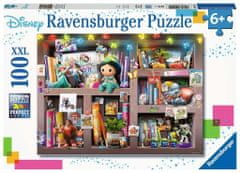 Ravensburger Puzzle Knihovna Disney pohádek XXL 100 dílků