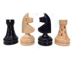 Dřevěné–šachy Česká klubovka original s dřevěnou šachovnicí