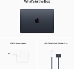 Apple MacBook Air 13, M2 8-core, 16GB, 1TB, 8-core GPU, temně inkoustová (M2, 2022) (Z160000NB)