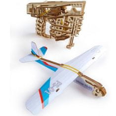 UGEARS 3D mechanický model - Vystřelovací letadlo